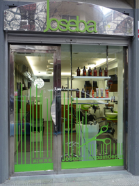 fachada de la peluquería Joseba de Tolosa